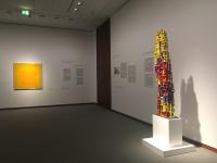 Günther Hornig -  Neue Nationalgalerie Berlin - Günther Hornig, Strukturierte Vertikale Rot-Gelb-Blau, 1988