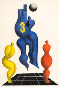 Hans Ticha - Ballspieler 3 4