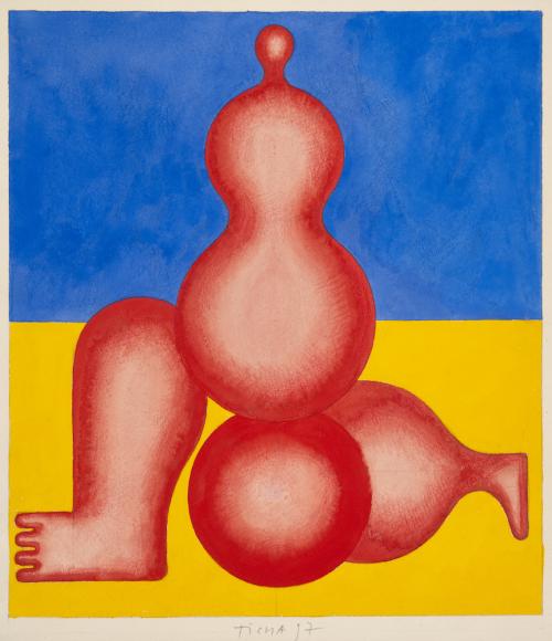 Hans Ticha Rote Figur - LÄKEMÄKER