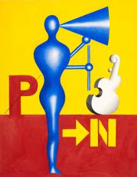 Hans Ticha - Blauer Rufer