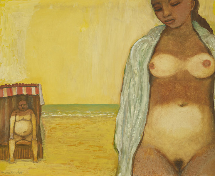Josef Nowinka - Am Strand