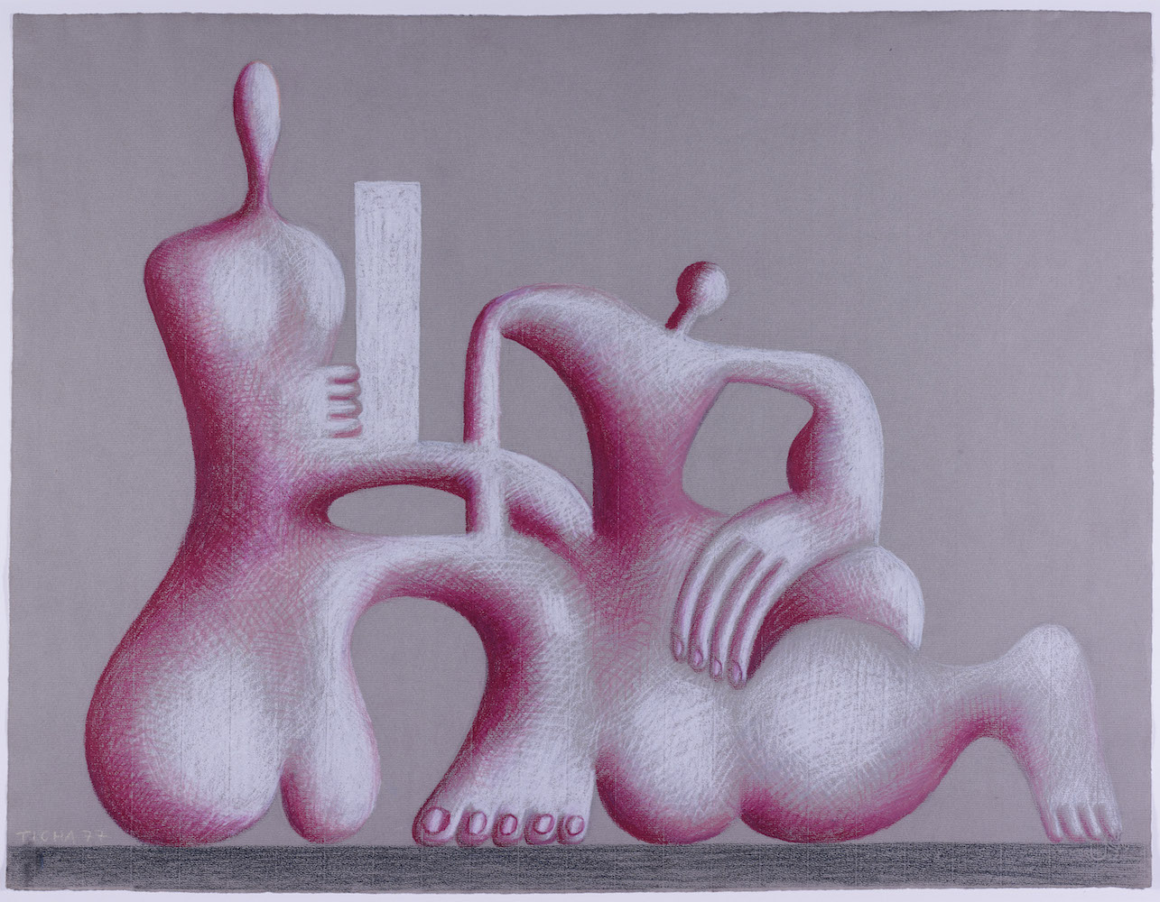 Hans Ticha - Zwei Figuren