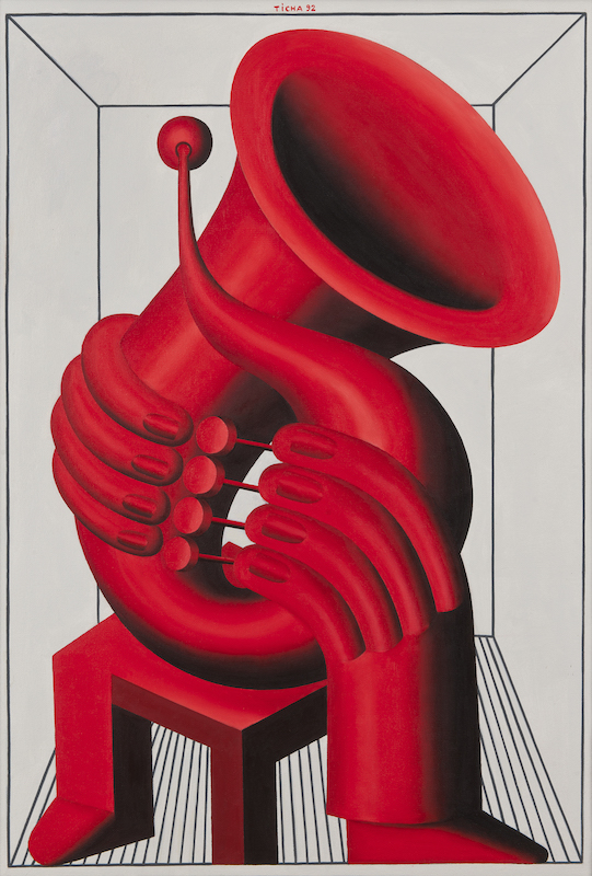 Hans Ticha - Roter Bläser